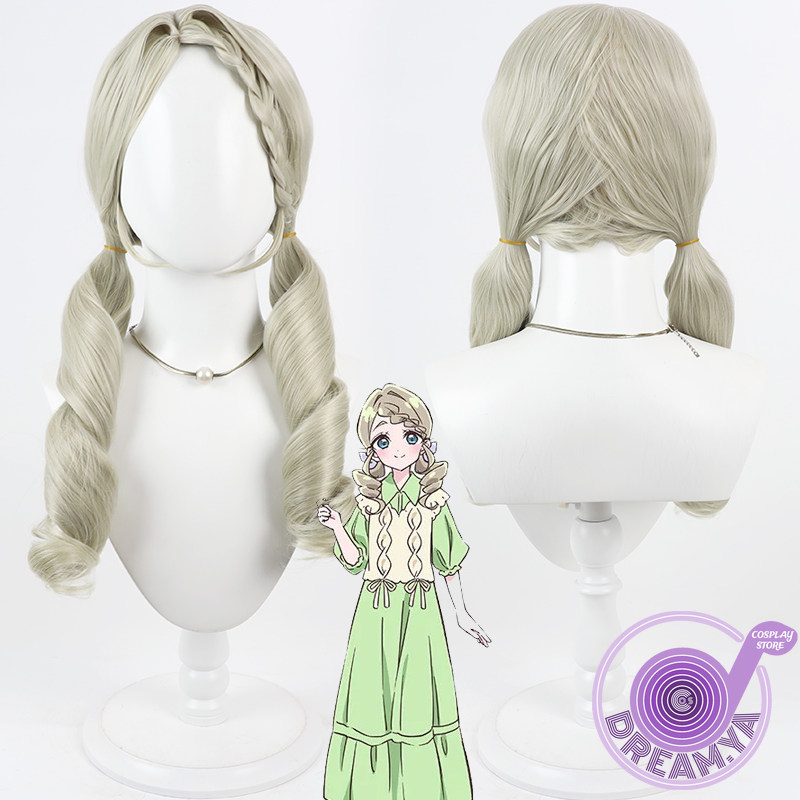 Anime Cosplay Wig Heat Resistant - Parrucca cosplay Kurusu Eriza verde chiaro,