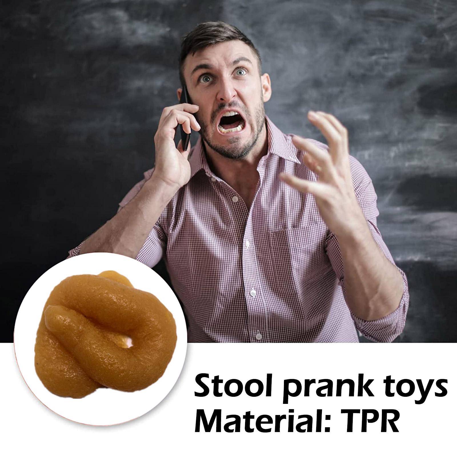 Fake Poop Gag Gift - Cacca Finta Realistica in Plastica Morbida