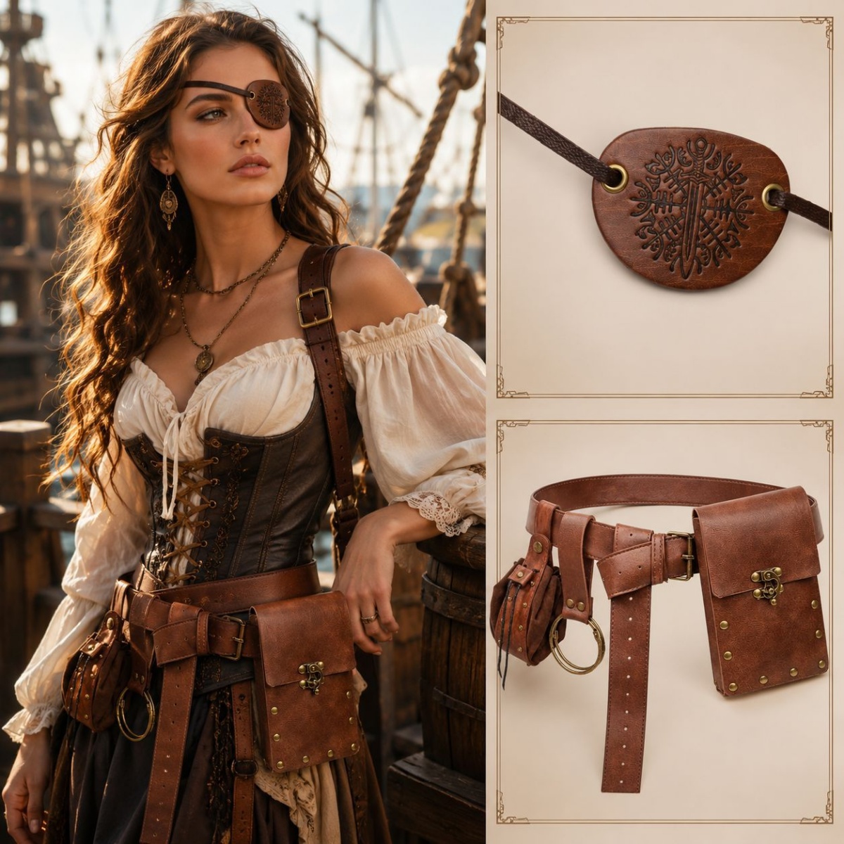 Costumes - Cinture, borsette, maschere per gli occhi,
