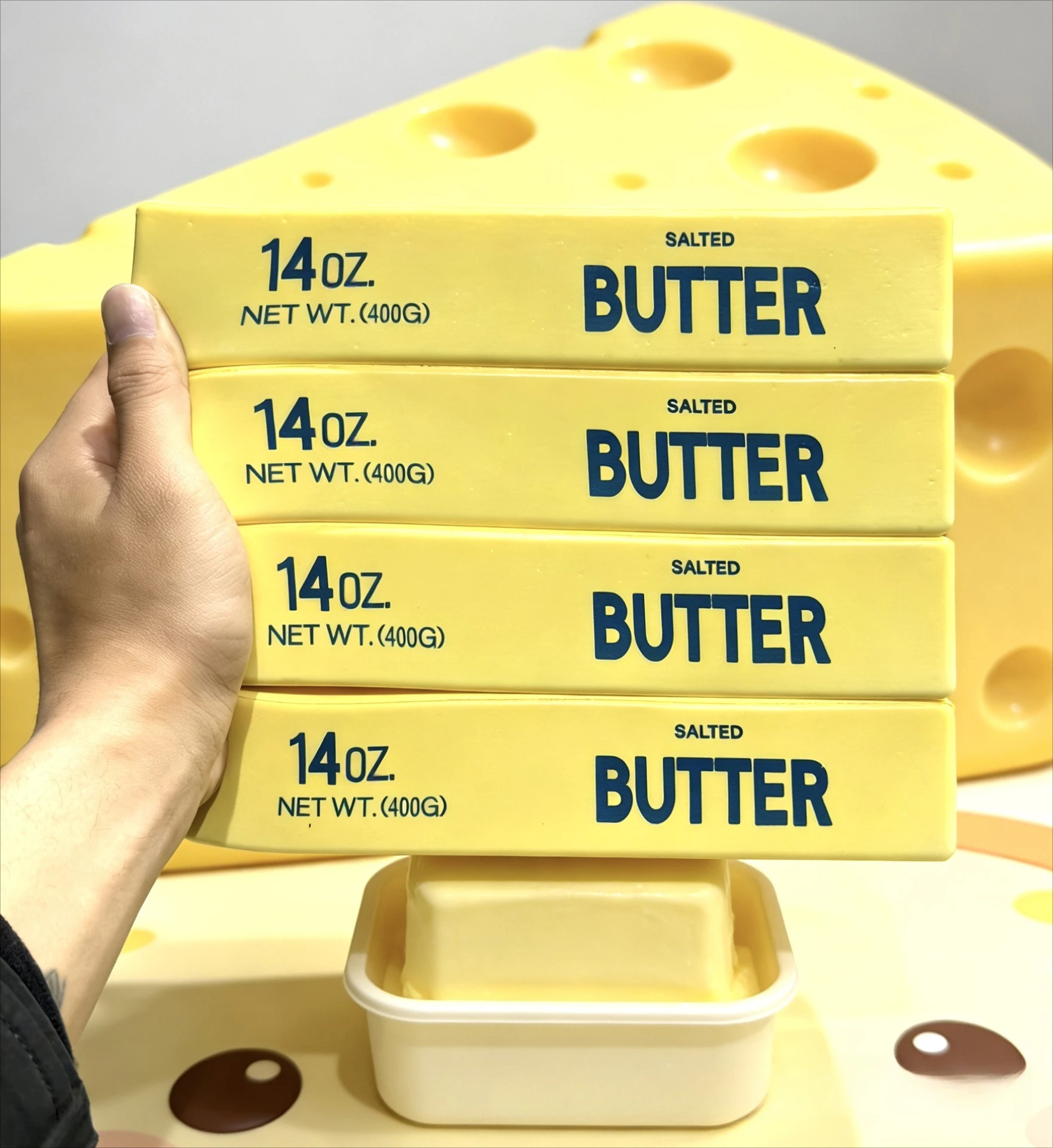 Novelty Gifts - Bastoncino di burro gigante da 23