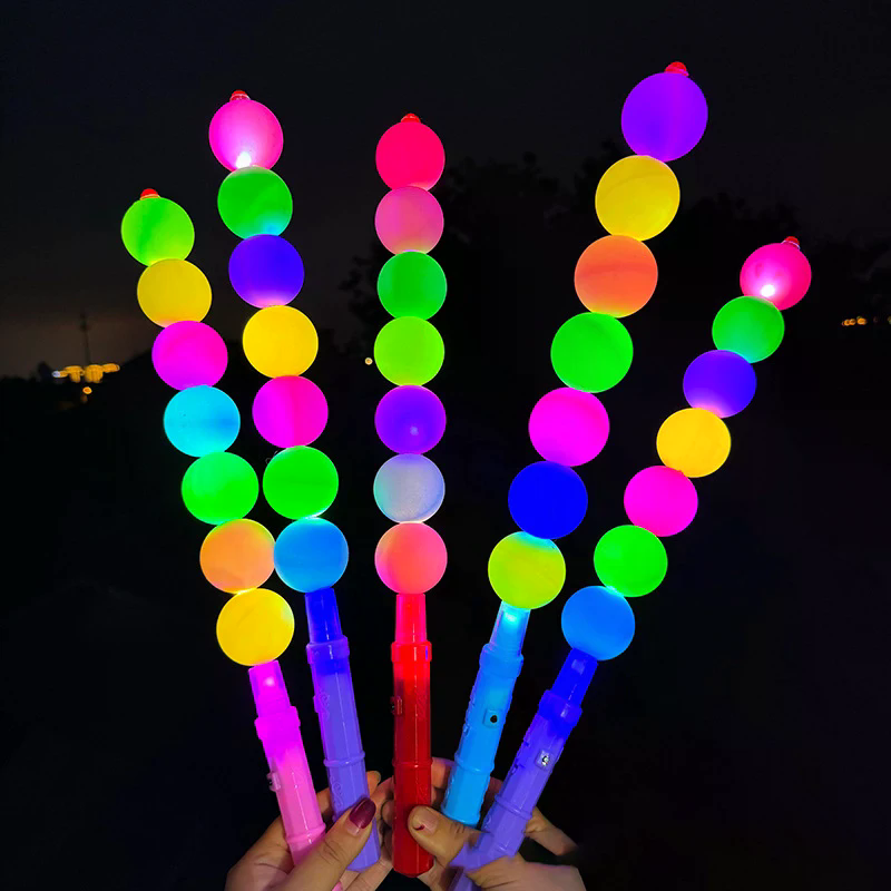 Glow In The Dark Party Glasses - 1 Pezzo Bastoncino Luminoso LED Colorato