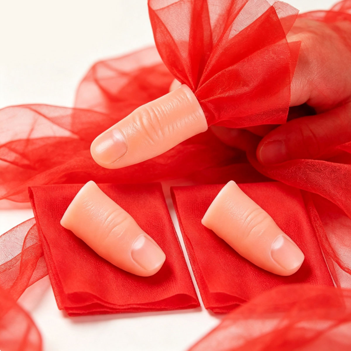Thumb Tip Magic Trick Set - Set di 3 Trucchi Magici con