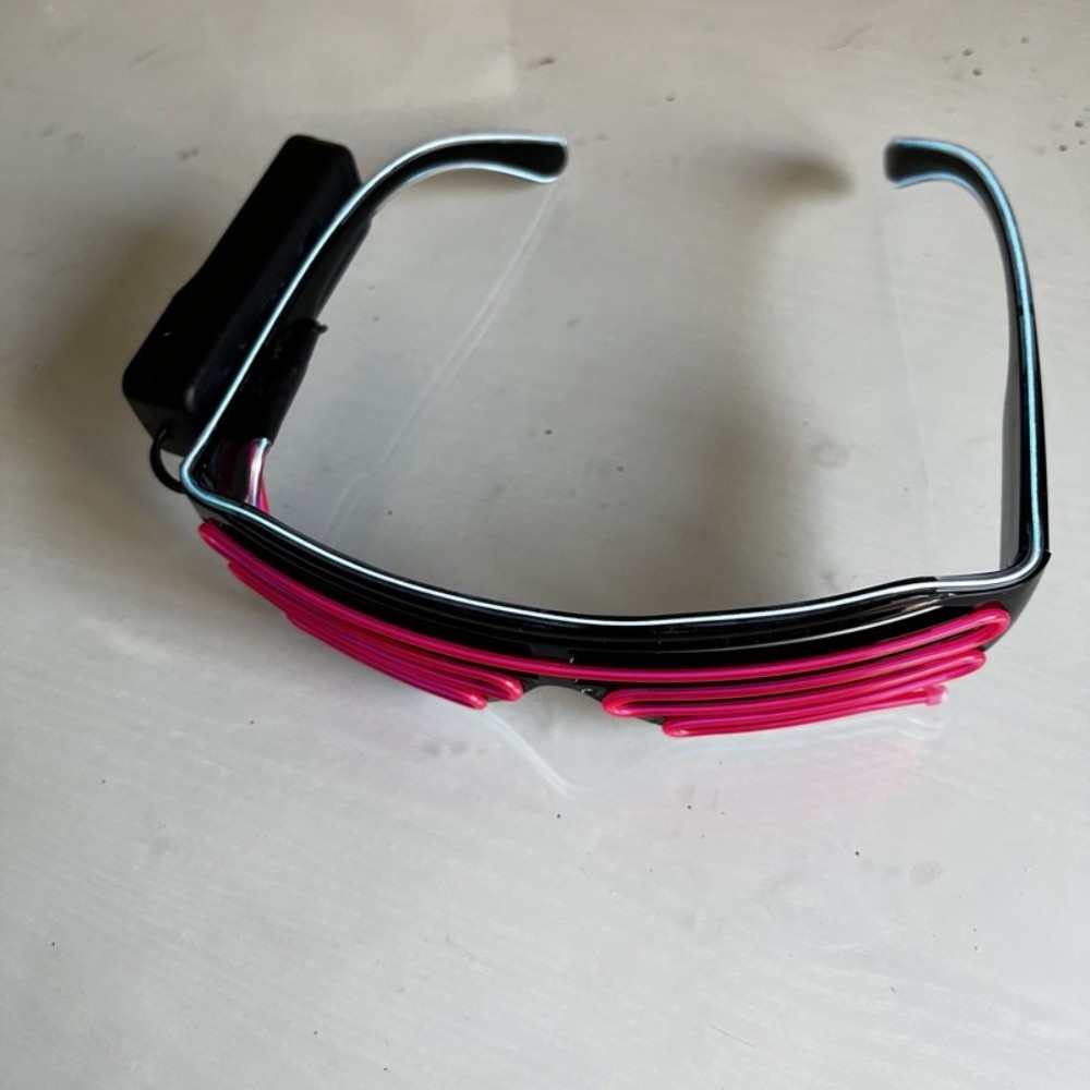 Glow In The Dark Party Glasses - Occhiali LED Wireless alla Moda, Occhiali