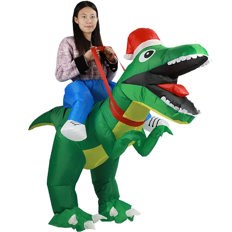 Inflatable Dinosaur Costume Adult - Costume gonfiabile natalizio a forma di