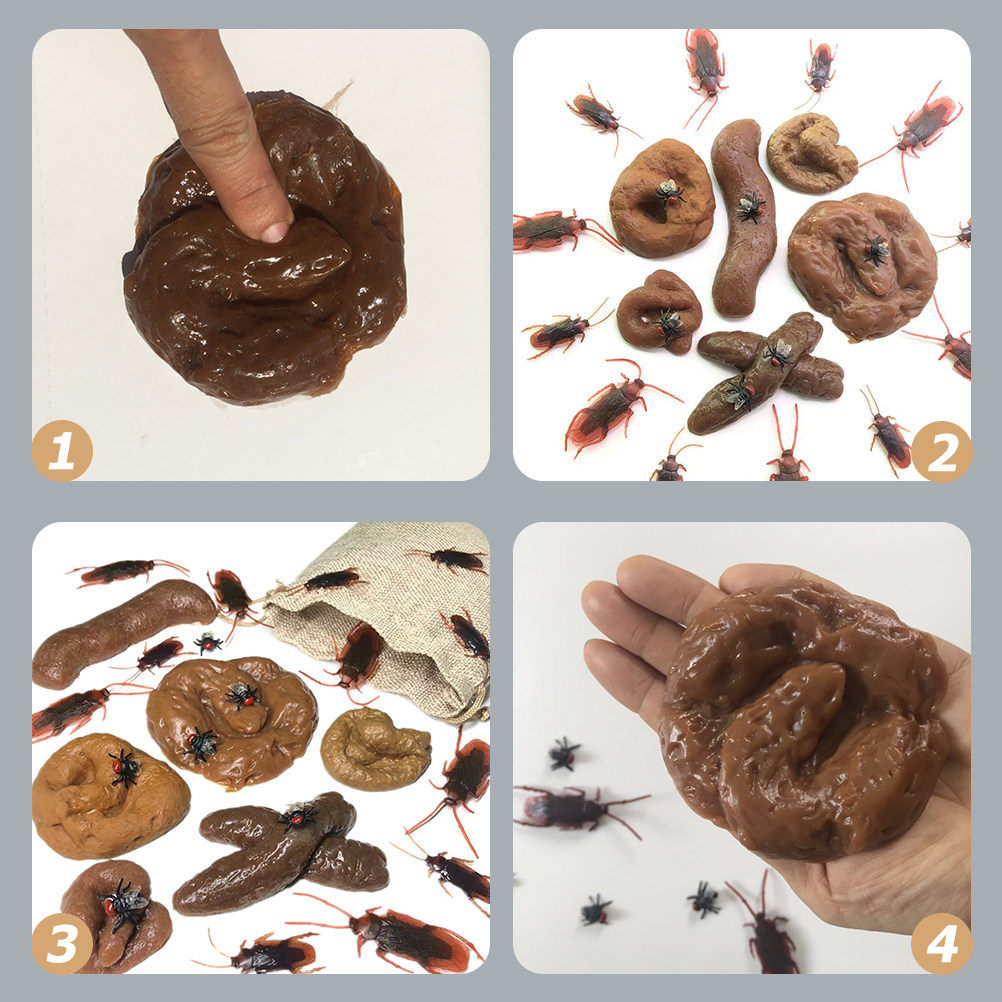 24 pezzi di giocattoli realist - Fake Poop Gag Gift recensione e prezzo