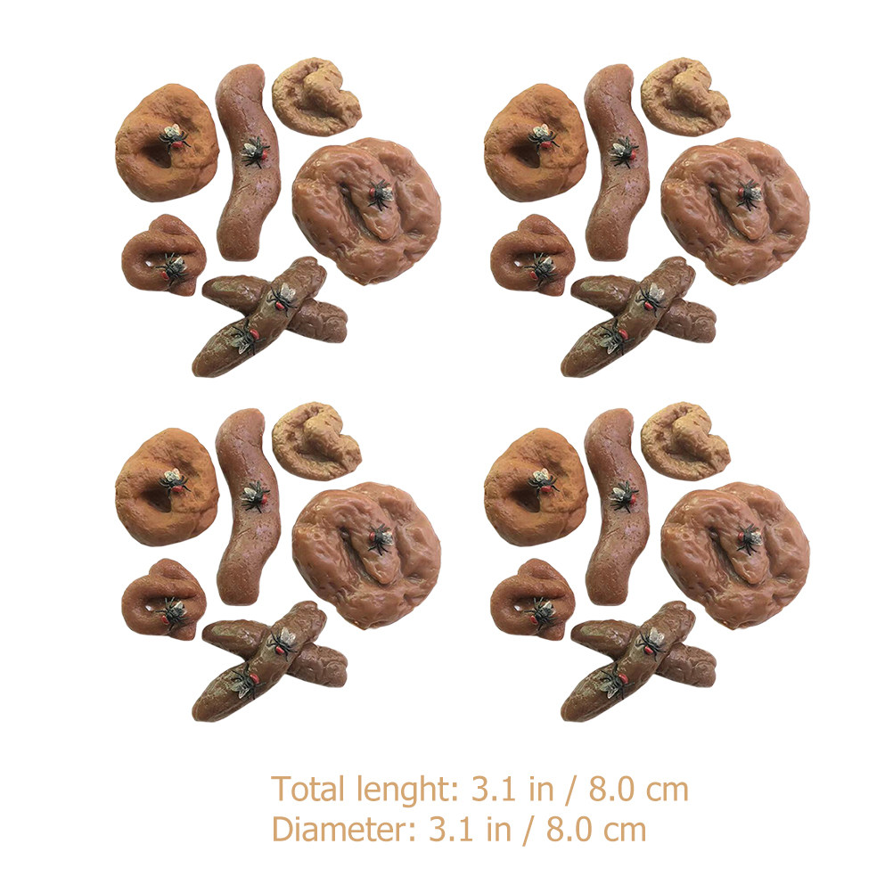 24 pezzi di giocattoli realist - Fake Poop Gag Gift recensione e prezzo