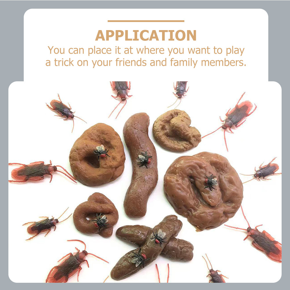 24 pezzi di giocattoli realist - Fake Poop Gag Gift recensione e prezzo