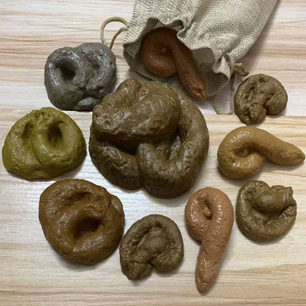 Set di 10 pezzi di scherzi con - Fake Poop Gag Gift recensione e prezzo