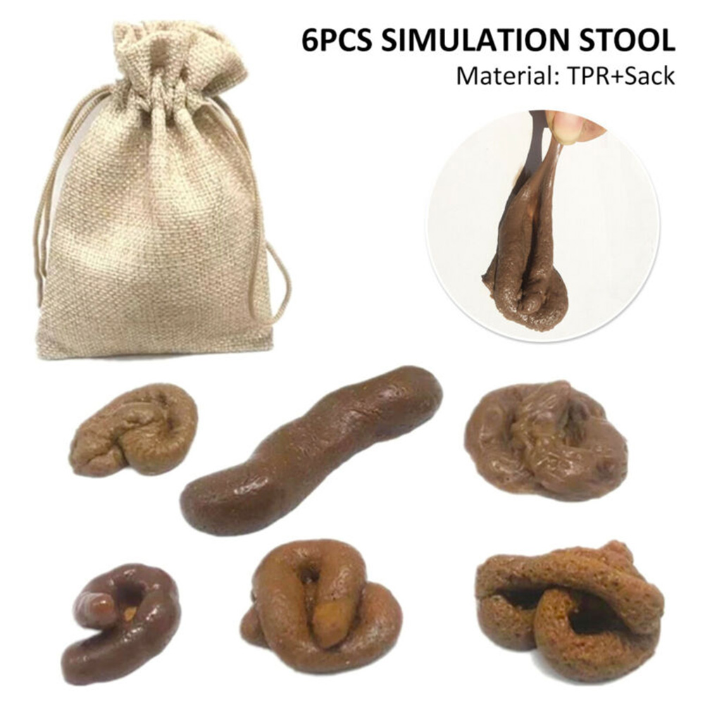 6 pz Realistico Morbido Falso  - Fake Poop Gag Gift recensione e prezzo