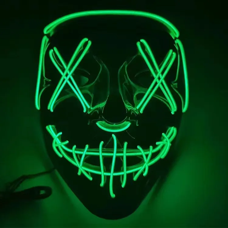 Maschera neon a LED per Hallow - Led Purge Mask Halloween recensione e prezzo