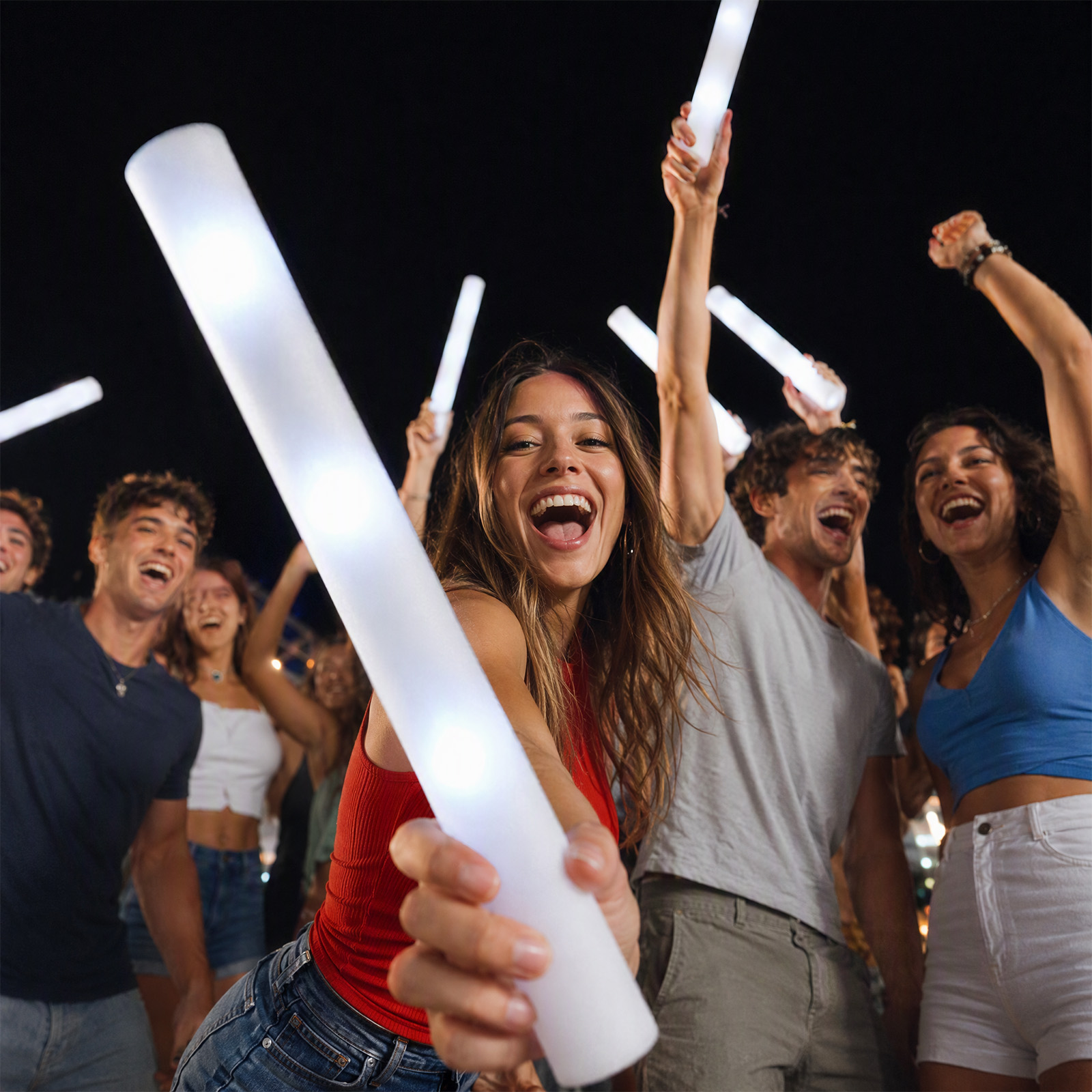 Bastoncini luminosi a LED in s - Flashing Led Foam Sticks Party recensione e prezzo